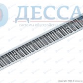 Решетка водоприемная -10.13,6.100- ячеистая стальная оцинкованная (5010-д)