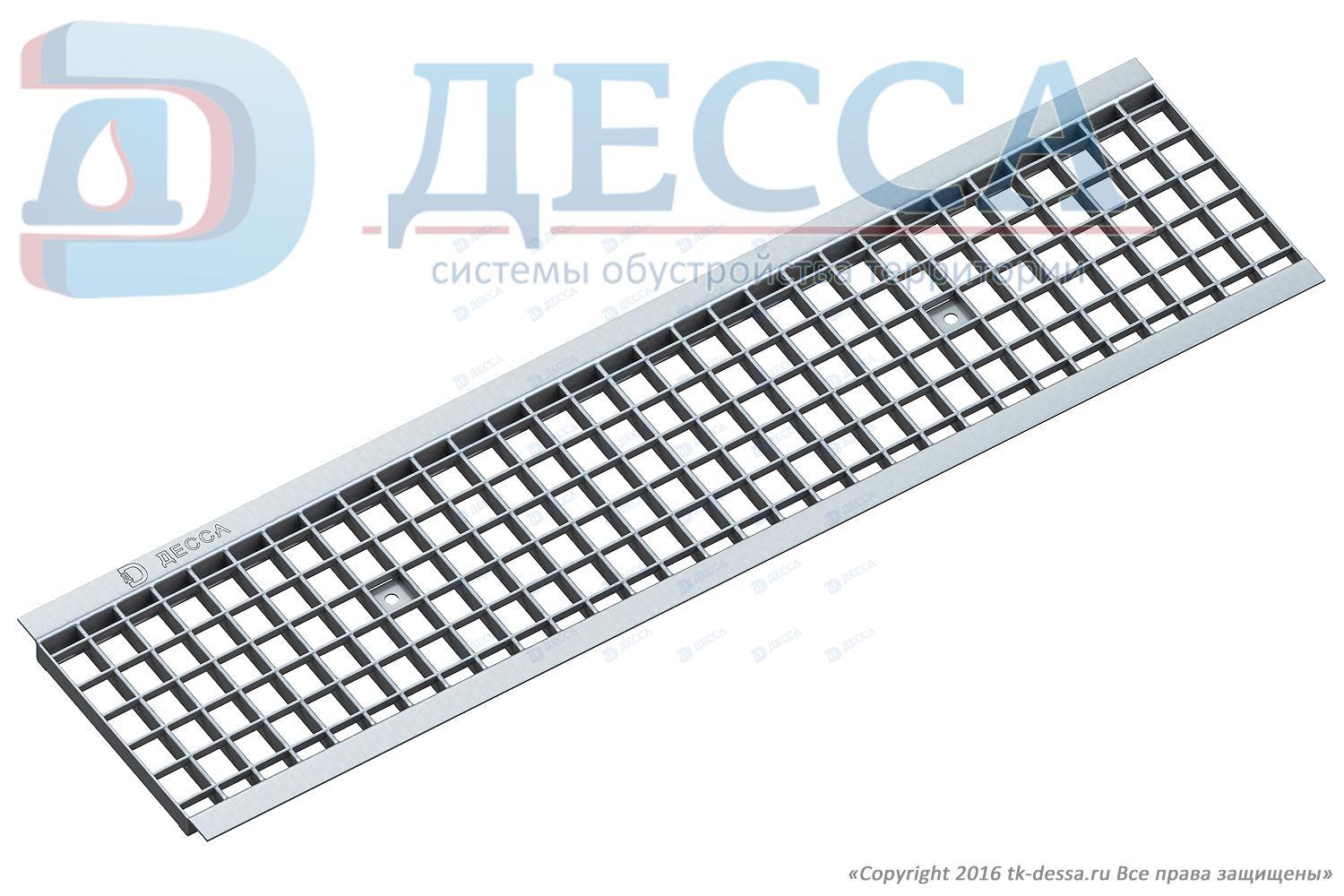 Решетка водоприемная -20.24.100- ячеистая стальная оцинкованная (5220-д)