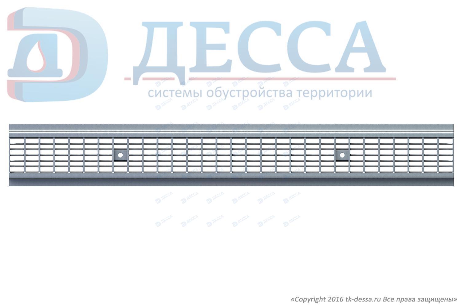 Решетка водоприемная -10.13,6.100- ячеистая стальная оцинкованная (5010-д)